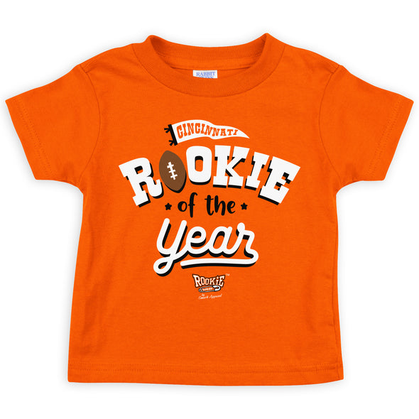 Rookie of the Year for Cincinnati Football Fans | Toddler Tee and Baby Bodysuit