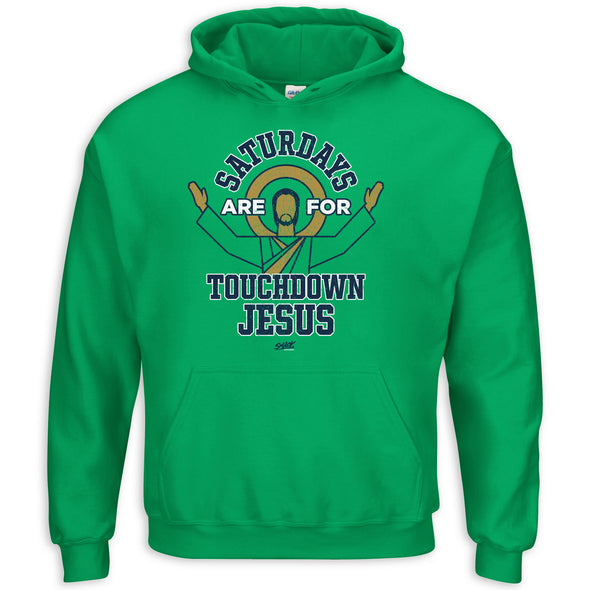 Saturdays are for Touchdown Jesus T-Shirt for Notre Dame College Fans