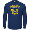 Saturdays T-Shirt for Michigan College Fans (SM-5XL)