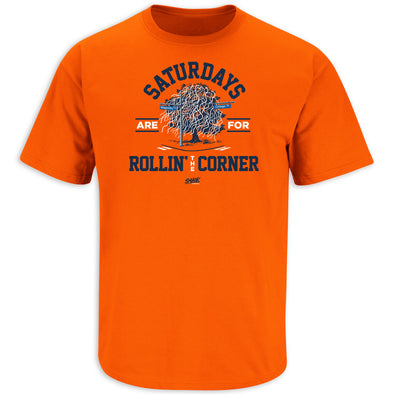 Saturdays Are For Rollin' the Corner Shirt for Auburn College Football Fans