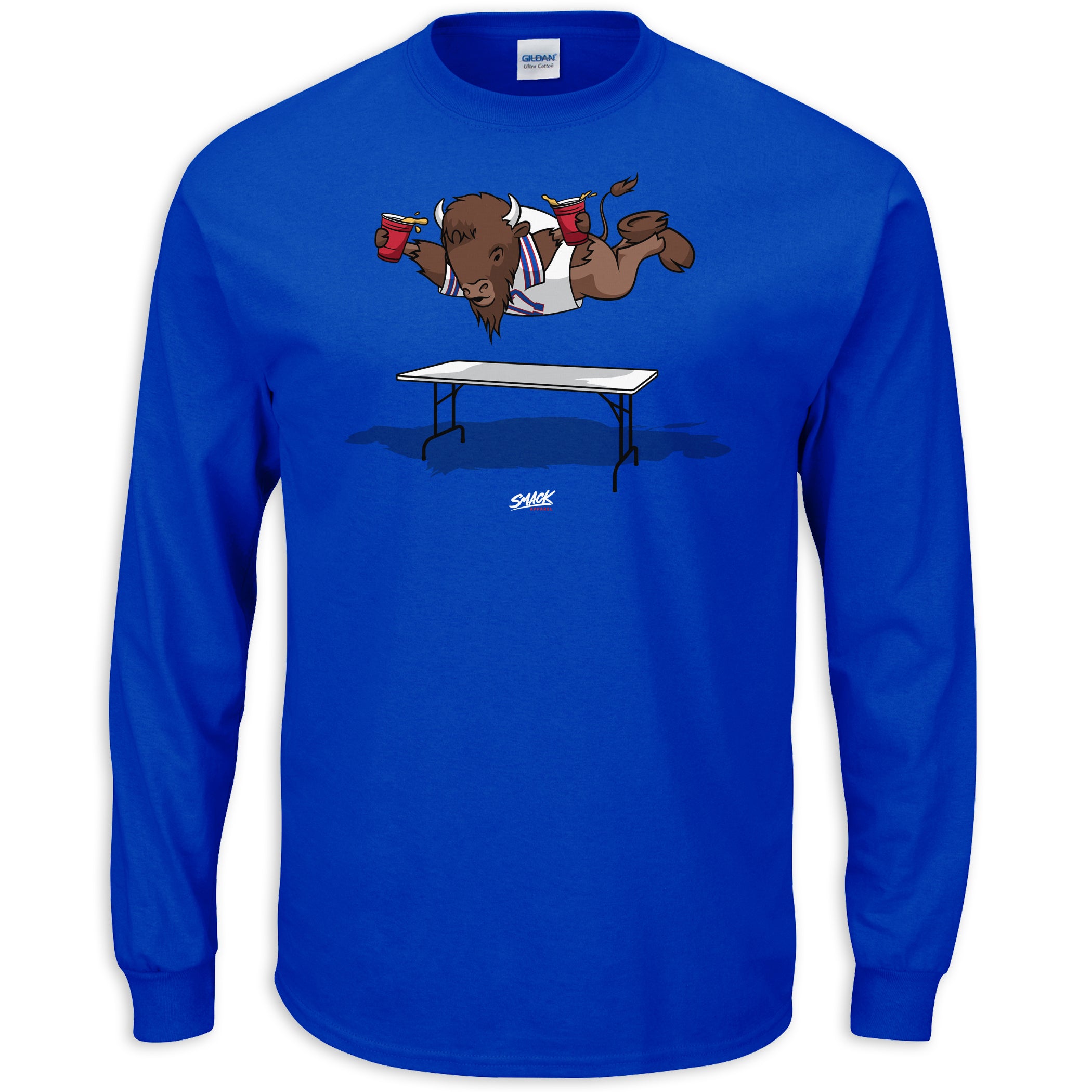 Smash Tables Shirt | Buffalo Pro Football Fan Apparel