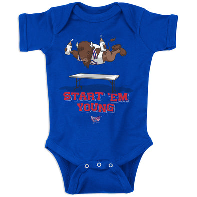Start 'Em Young Baby Gifts for Buffalo Football Fans