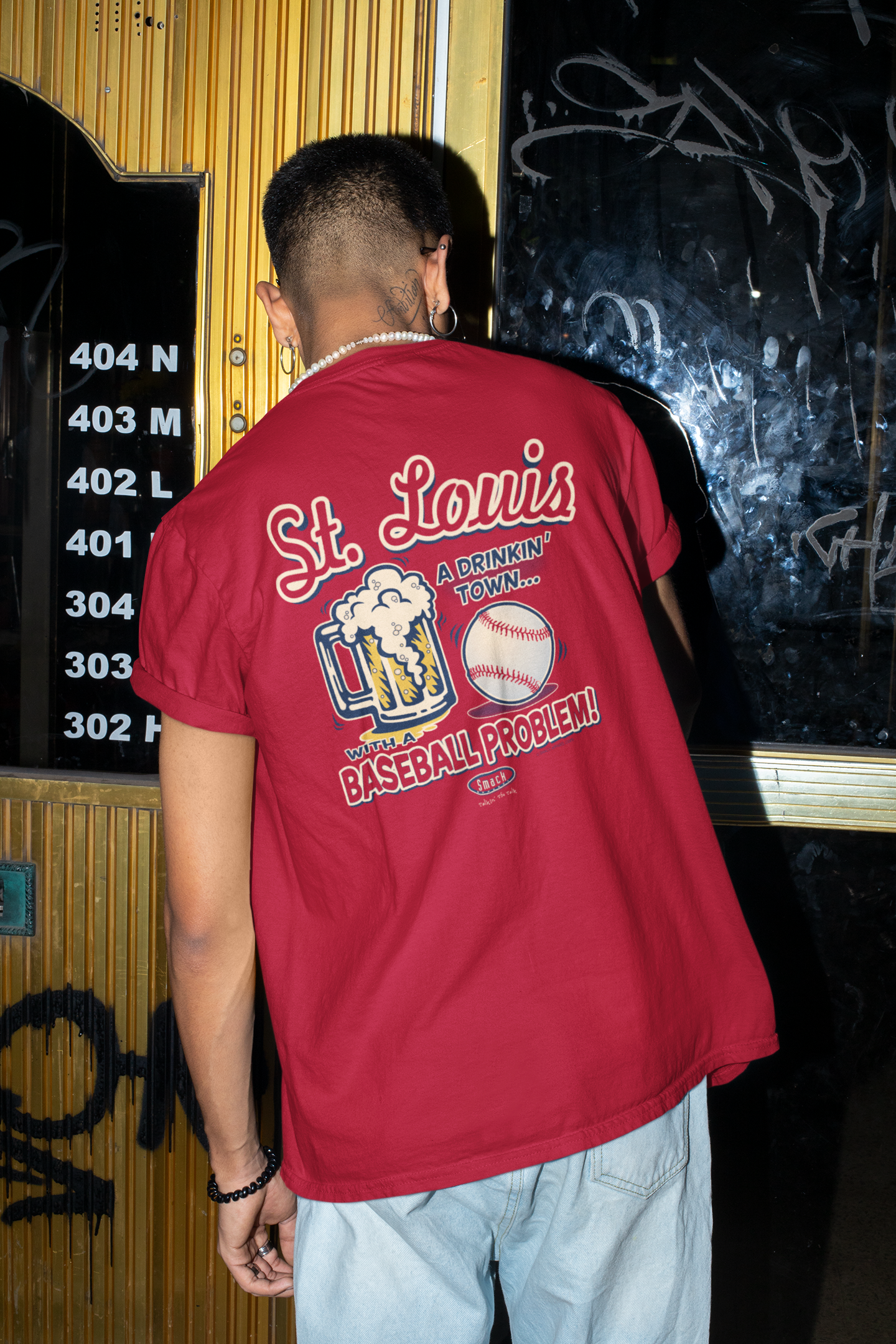 St. louis cardinals st. louis city sc st. louis blues ripping tearing  through logo batman Shirt