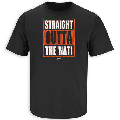 Straight Outta the 'Nati Shirt for Cincinnati Football Fans