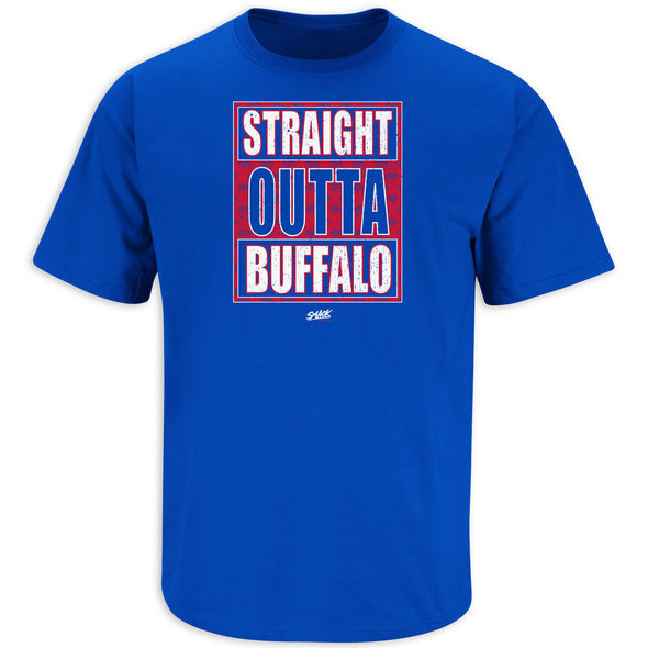 Straight Outta Buffalo Shirt | Buffalo Pro Football Fan Apparel