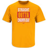 Straight Outta Champa Bay T-Shirt for Tampa Bay Football Fans