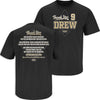 Thanks Drew #9 (2-Sided) Tribute Shirt | New Orleans Unlicensed Thank You Shirt