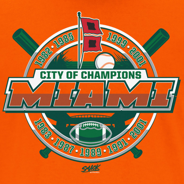 City of Champions Shirt | Miami Football Fan Gear