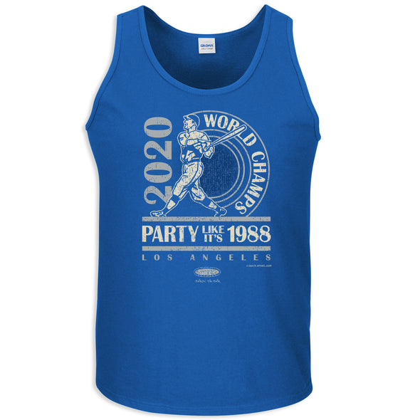 World Champs Party Like It's 1988 Shirt | Los Angeles Pro Baseball Apparel | Shop Unlicensed Los Angeles Gear