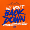 We Won't Back Down | Shirt for Florida Fans