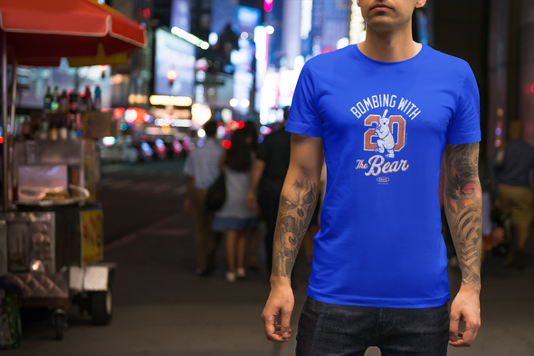 Bombing with the Bear Shirt | New York Baseball Fans (NYM) Apparel