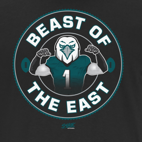 Beast of the East T-Shirt for Philadelphia Football Fans