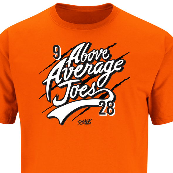 Above Average Joes (9) (28) Shirt for Cincinnati Football Fans | Cincinnati Football T-Shirt