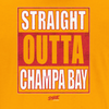 Straight Outta Champa Bay T-Shirt for Tampa Bay Football Fans
