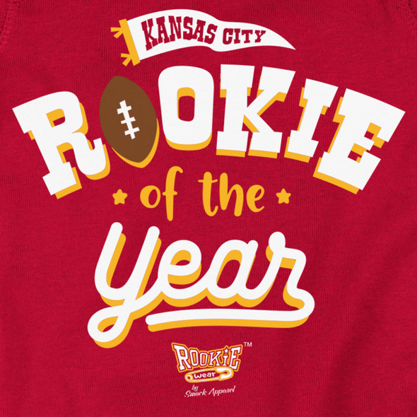 Kansas City Rookie of the Year | Kansas City Pro Football Baby Bodysuits or Toddler Tees