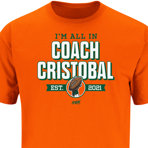Coach Cristobal Miami Hurricanes Shirt