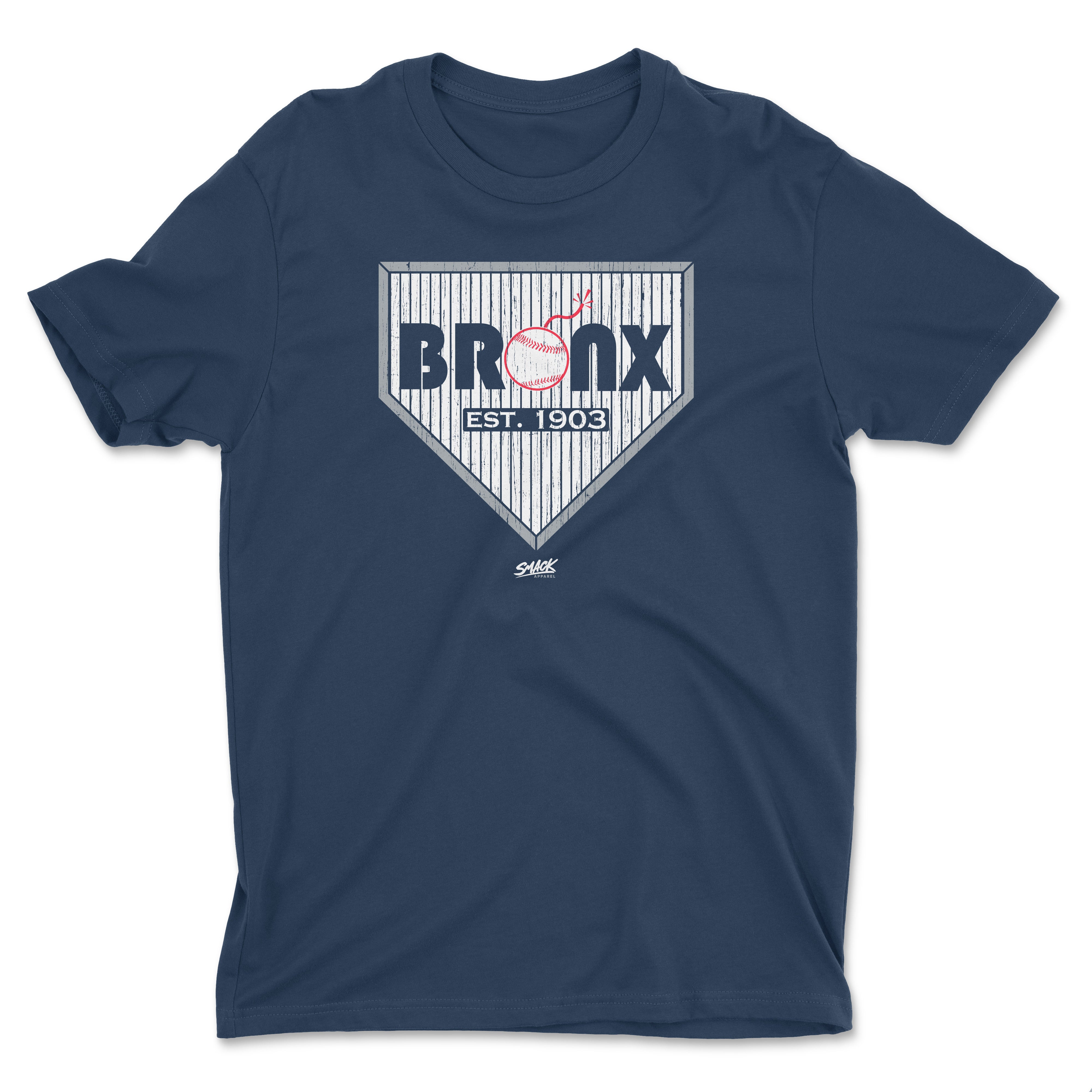 Smack Apparel Atlanta Baseball Fans - Baseball in Atlanta Shirt Small / Navy