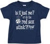New York Baseball Fans (NYY). is It Just Me?! Navy Onesie (NB-18M) or Toddler Tee (2T-4T) (Rookie Wear by Smack Apparel)
