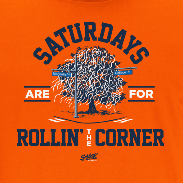 Saturdays Are For Rollin' the Corner Shirt for Auburn College Football Fans