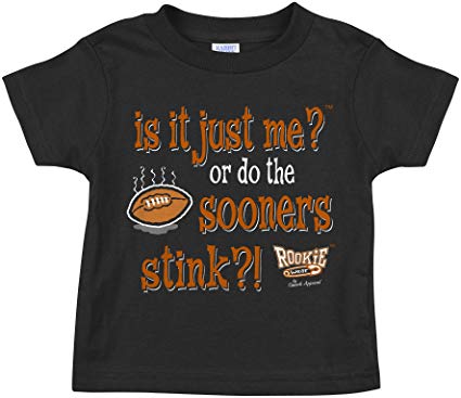 Unlicensed Texas College Baby Bodysuits or Toddler Tees | Do the Sooners Stink?! (Anti-Oklahoma)