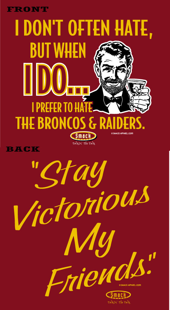 Kansas City Pro Football Shirt | Buy Kansas City Fan Gear | (Anti-Broncos & Raiders) Stay Victorious