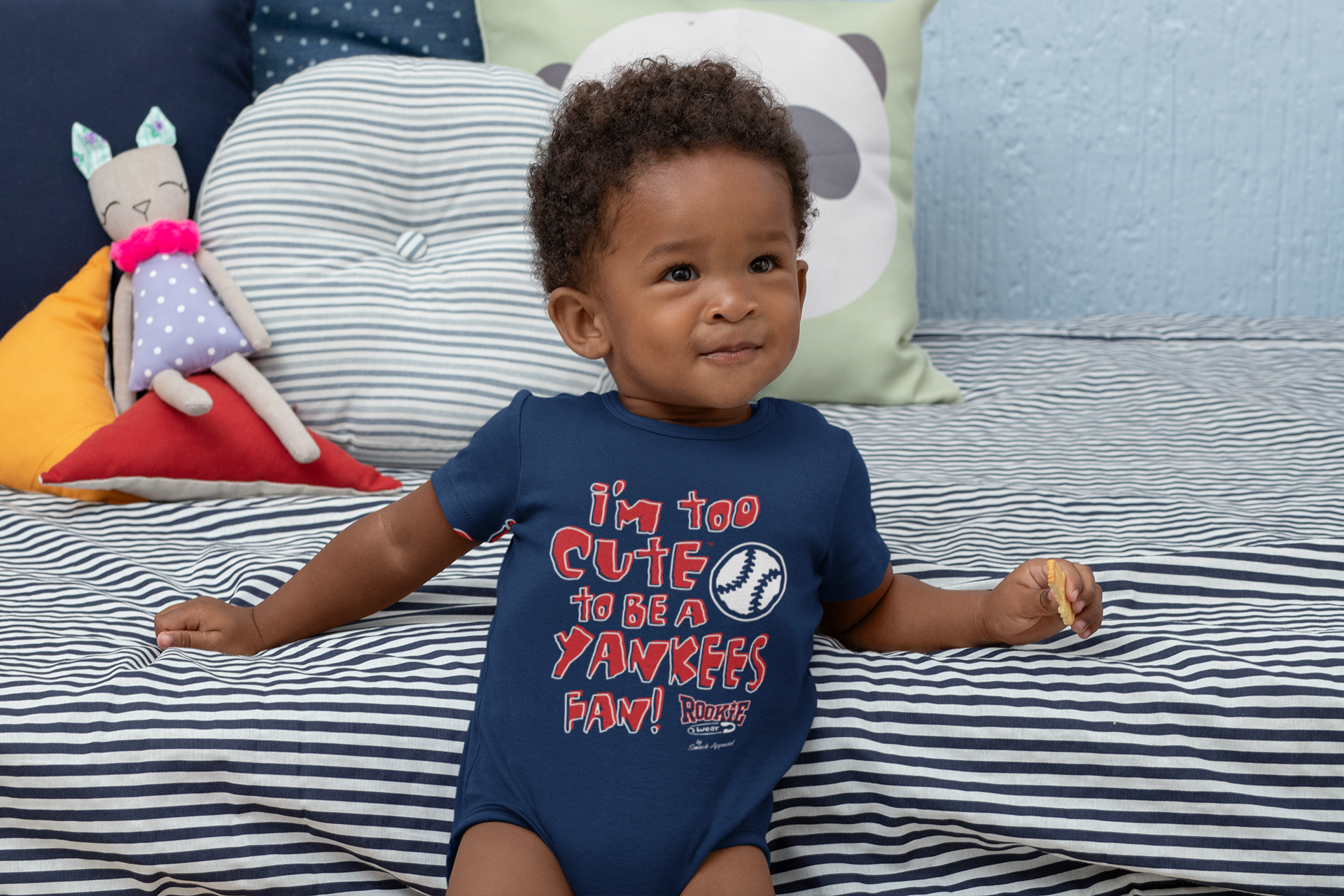 Rookie Wear by Boston Fans. Too Cute. Navy Onesie (NB-18M) or Toddler Tee (2T-4T) 4T / Navy