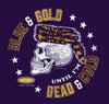 West Virginia Football Fans. Blue and Gold Till I'm Dead and Cold Shirt